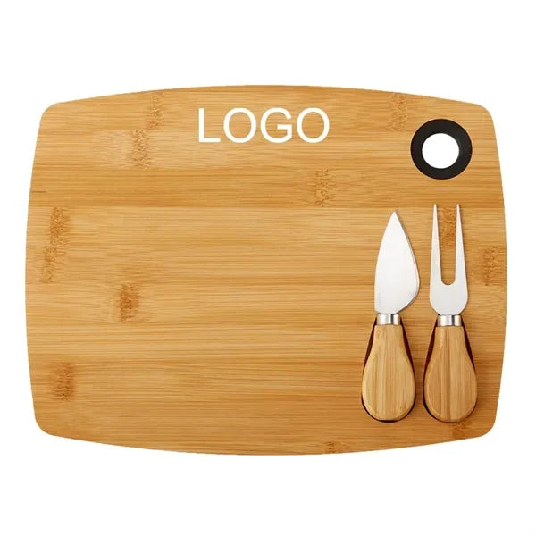 3-Piece Bamboo Cheese Board Set