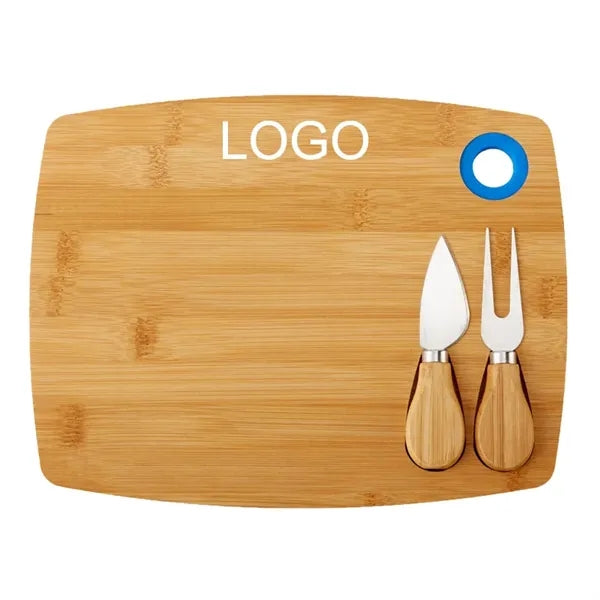 3-Piece Bamboo Cheese Board Set