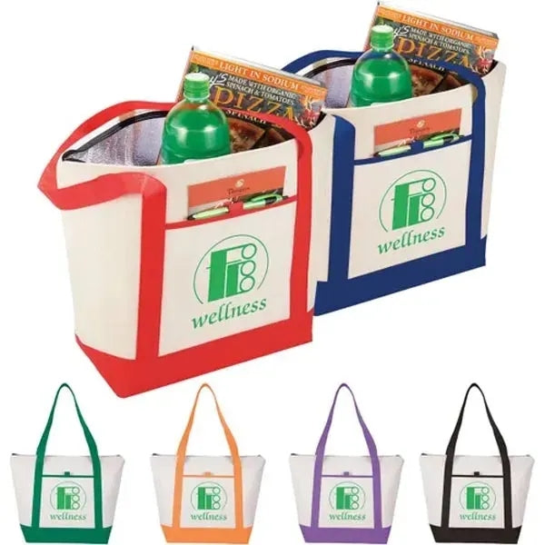 Insulated Lighthouse Boat Tote Cooler-BG