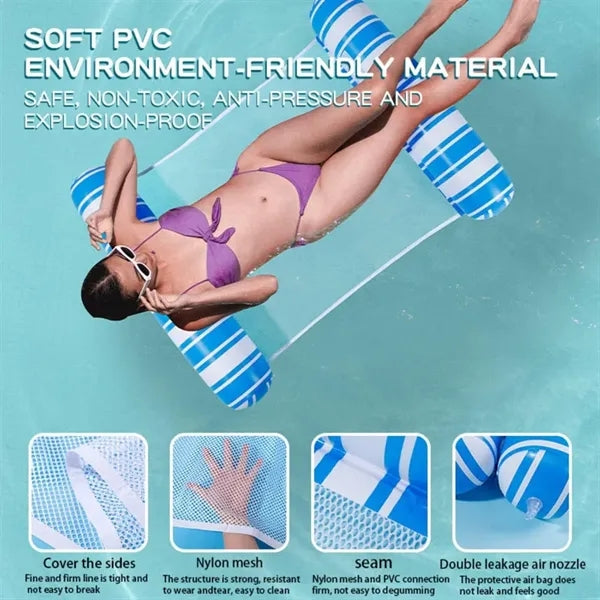Swimming Pool Float Chair Multi-Purpose Inflatable Hammock