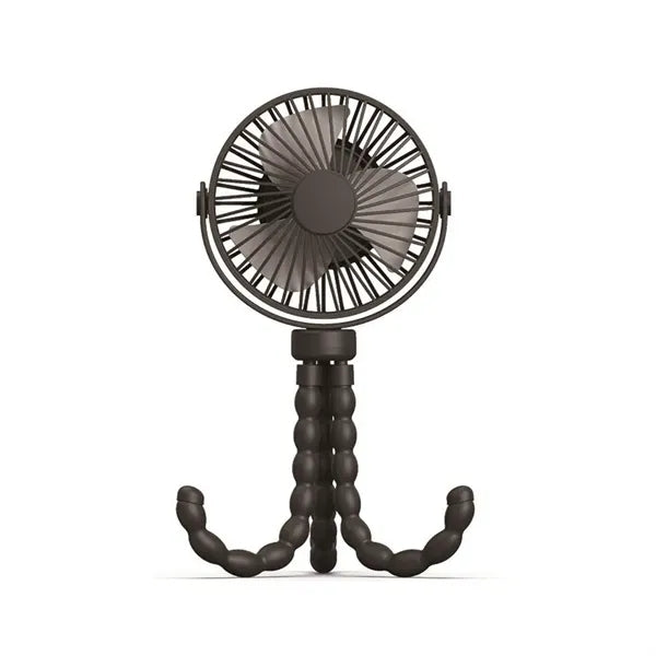 Portable Rechargeable USB Stroller Cooling Fan with Clip