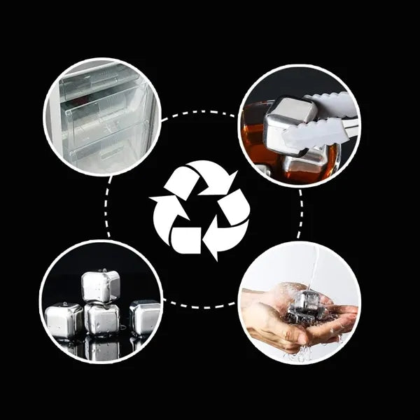 Stainless Steel Ice Cubes