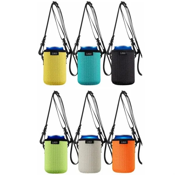 12oz Foam Can Coolers With Shoulder Strap