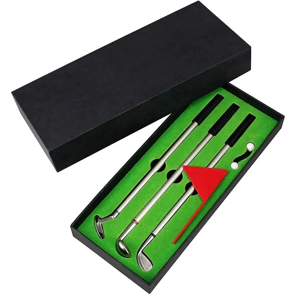 Mini Desktop GolfBall Pen Set Desk Toy GolfGame