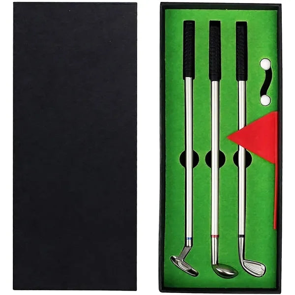 Mini Desktop GolfBall Pen Set Desk Toy GolfGame