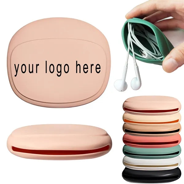 Silicone Portable Storage Bag Organizer Case W/ Magnet