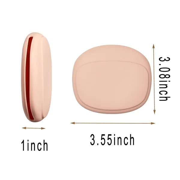 Silicone Portable Storage Bag Organizer Case W/ Magnet