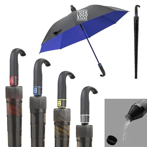 51" Arc Automatic Golf Umbrella With J Handle