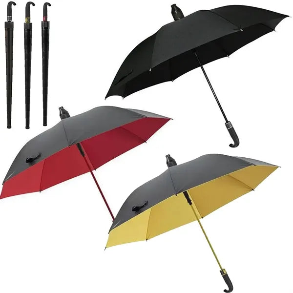 51" Arc Automatic Golf Umbrella With J Handle