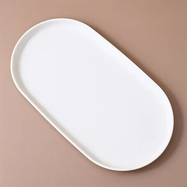 Oval fruit plate