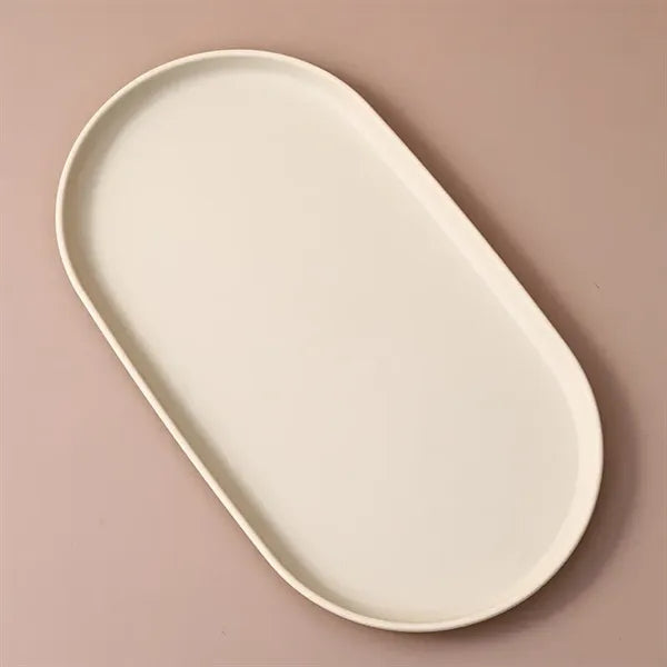 Oval fruit plate