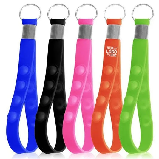 Push Pop Stress Reliever Keychain