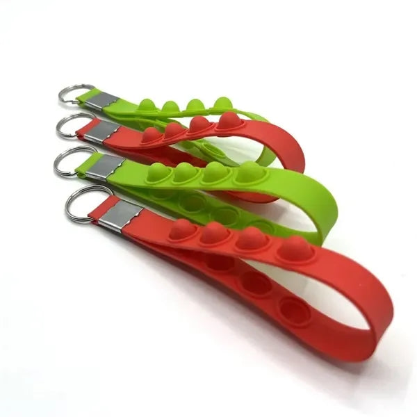 Push Pop Stress Reliever Keychain