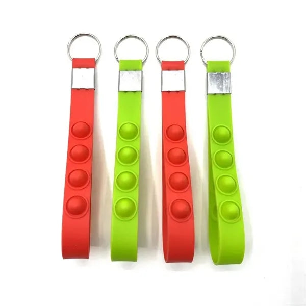 Push Pop Stress Reliever Keychain