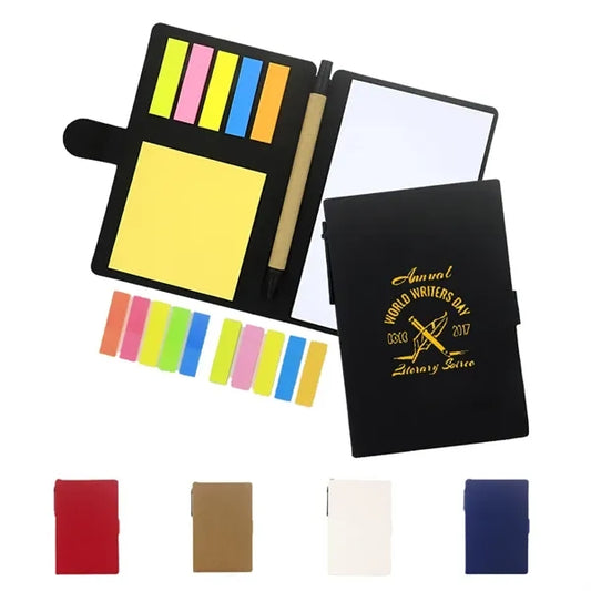 1 Set Kraft Paper Combination Memo Pad Stickers
