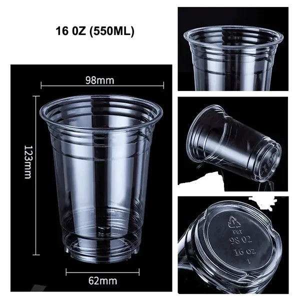 Crystal Clear Pet Cup 98-16OZ