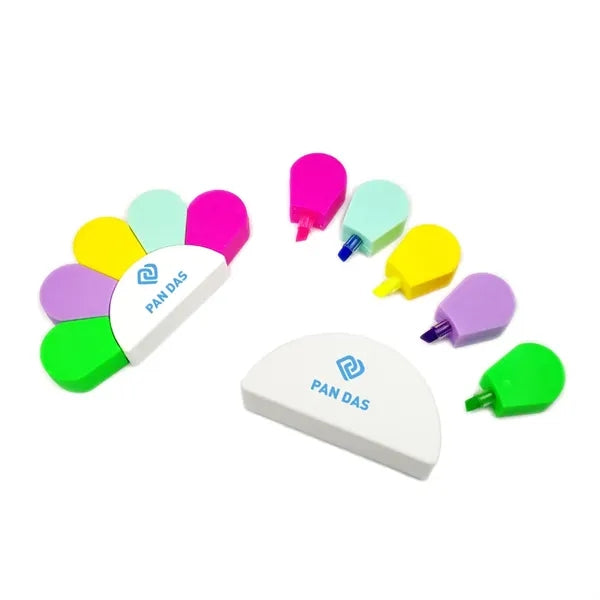 Child Writing Supplies Plastic Multicolor Highlighter Pens