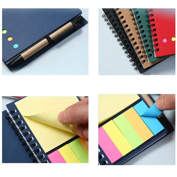 Kraft Paper Cover Notepad With Pen