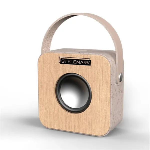 Harvest Portable Bamboo Bluetooth Speaker