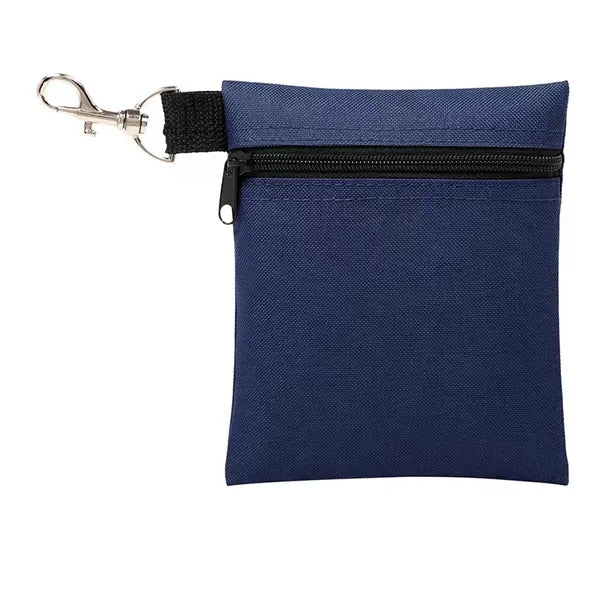 6.69 X 5.51 Inch Zipper Golf Tee Bag