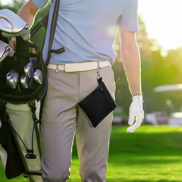 6.69 X 5.51 Inch Zipper Golf Tee Bag