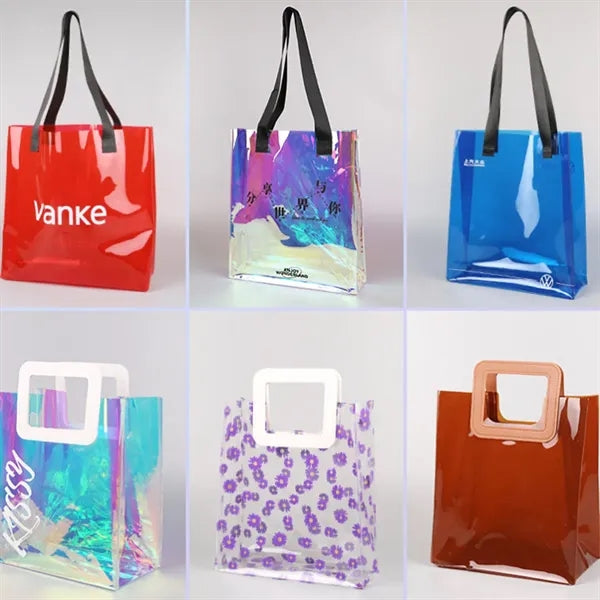 Holographic Clear Tote Bag