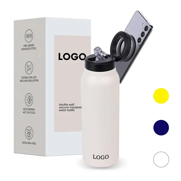 Magnetic Phone Mount Water Bottle