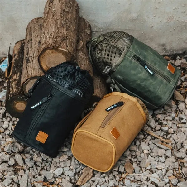Canvas Portable Pocket Water Bottle Holder