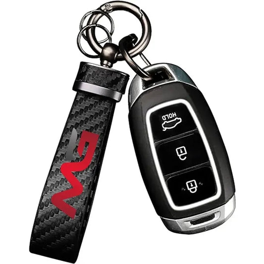 Leather Car Keychain