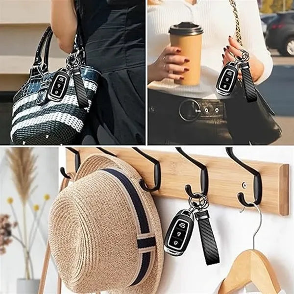 Leather Car Keychain