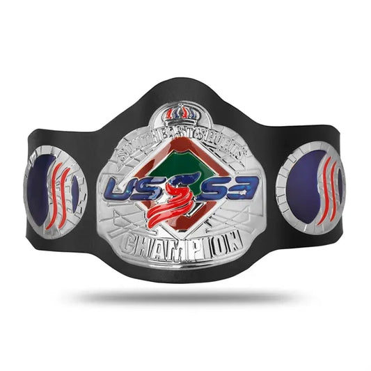 Various styles and models of boxing championship belts