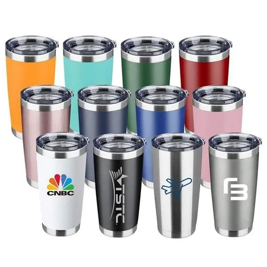 Custom Logo 20oz Double Wall Stainless Steel Cup