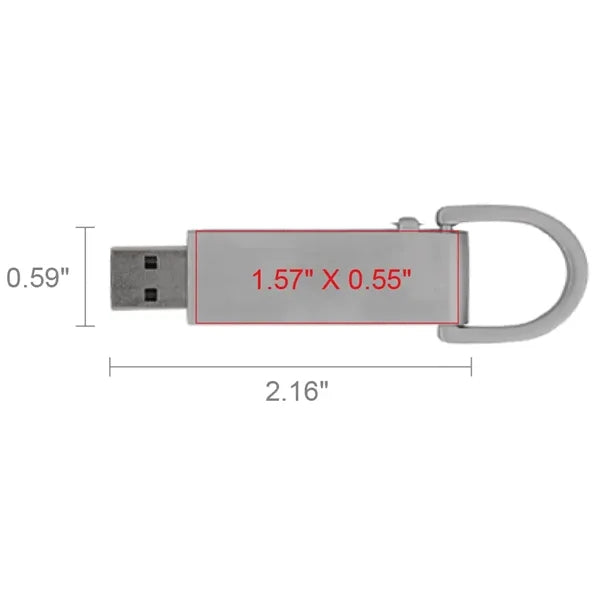 Cortland Leather and Chain USB