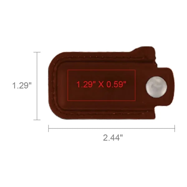 Cortland Leather and Chain USB