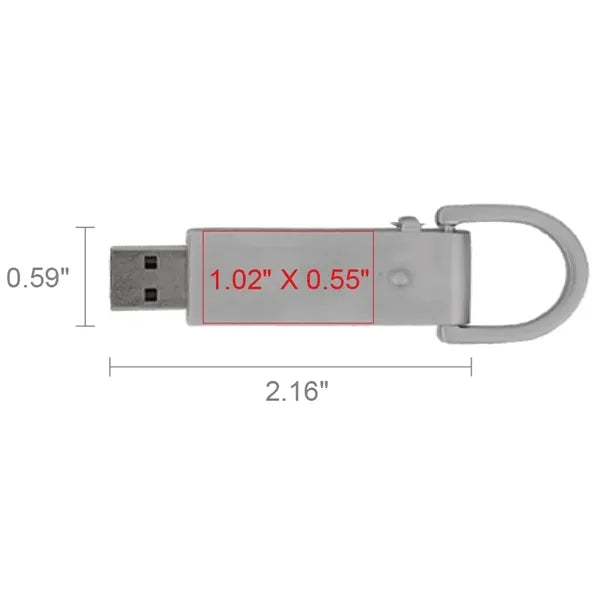 Cortland Leather and Chain USB