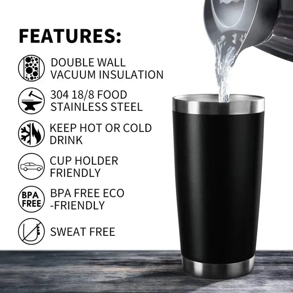 12oz Double Wall Stainless Steel Vacuum Coffee Cup