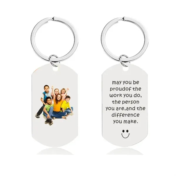 Double Side Custom Keychain with Picture