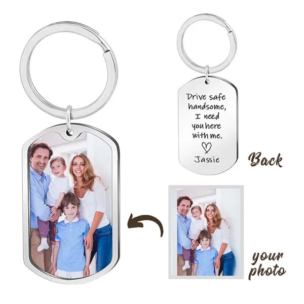 Double Side Custom Keychain with Picture