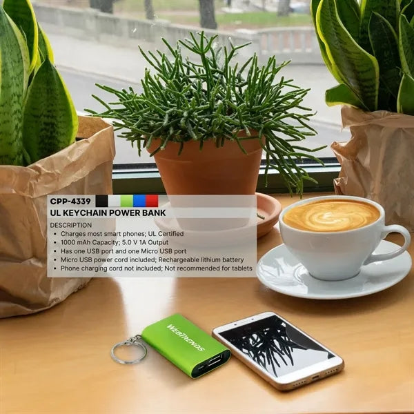 Ul Keychain Power Bank