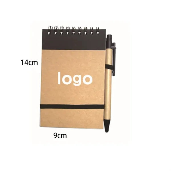 Recyclable Spiral Small Notebooks Pack