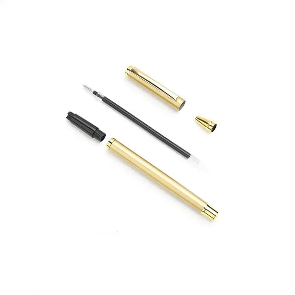 Luxury Metal Pen Gift Set w/ Matte Black Barrel & Ink