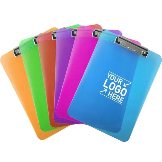 Plastic Clipboard Transparent Color Letter Size