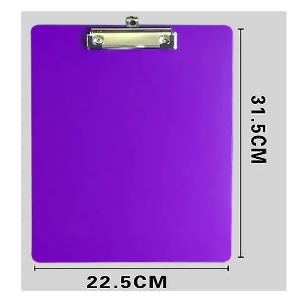 Plastic Clipboard Transparent Color Letter Size