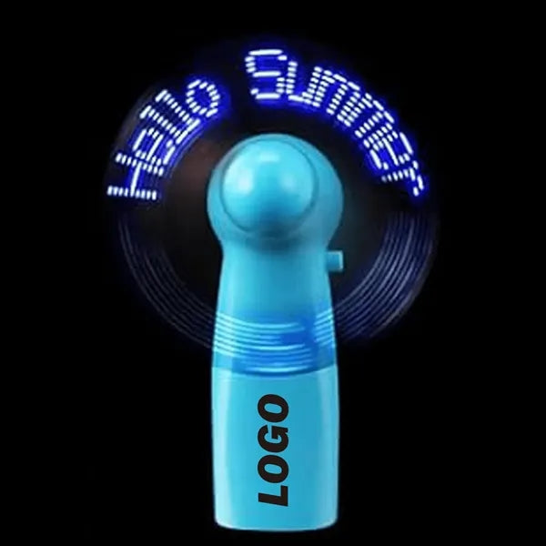 Battery Powered LED Handheld Fan