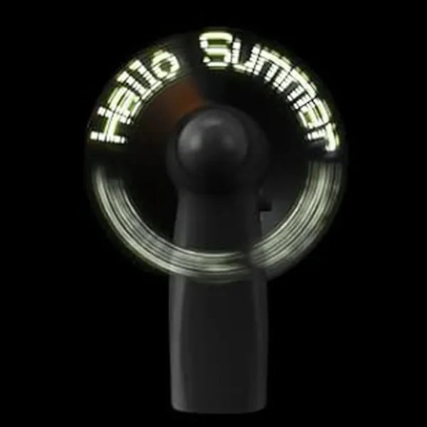 Battery Powered LED Handheld Fan