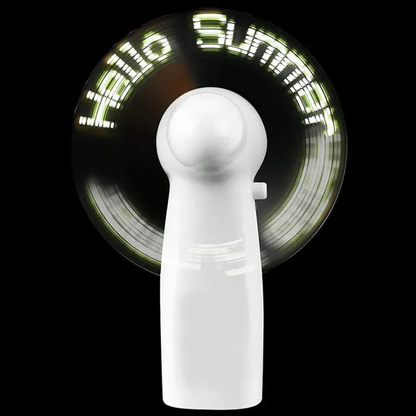Battery Powered LED Handheld Fan