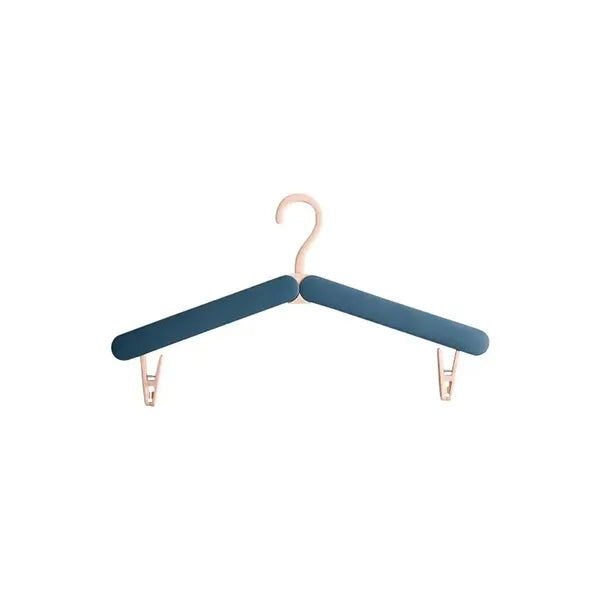 Plastic folding hanger