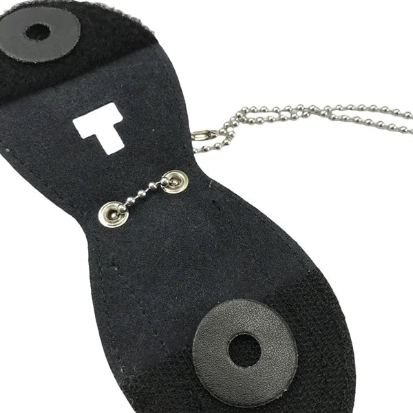 Oval Universal Badge Holders Belt Clip with Chain
