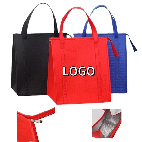 Thickened Non-Woven Insulated Lunch Tote Bag