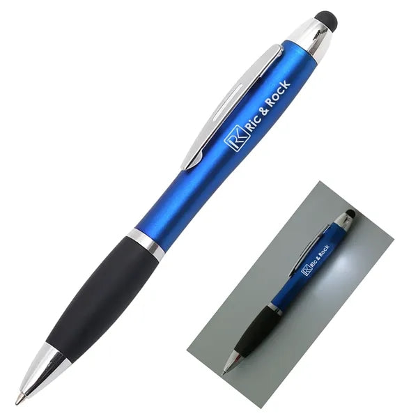 LED Logo Pen With Stylus